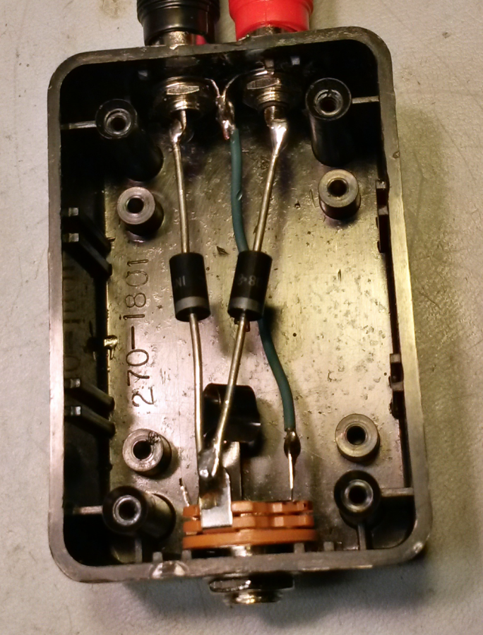 The old 2-diode trick for simultaneous keying of the VFO and transmitter